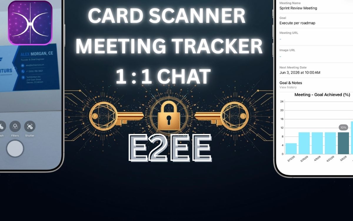 Meeting Tracker, end-to-end encrypted