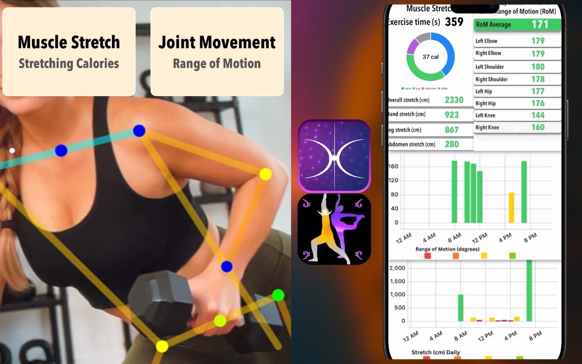 Yoganjali stretch tracker